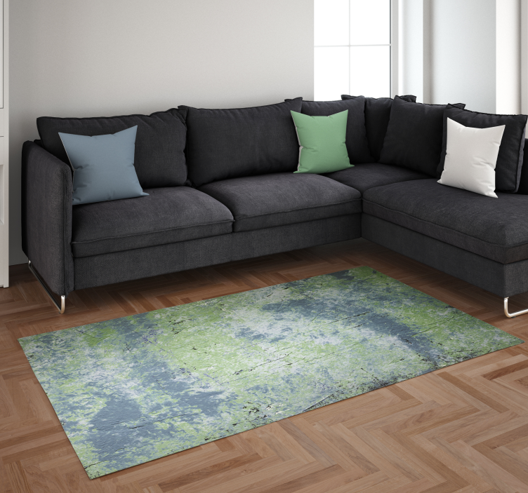 Marbled texture marble vinyl rug - TenStickers