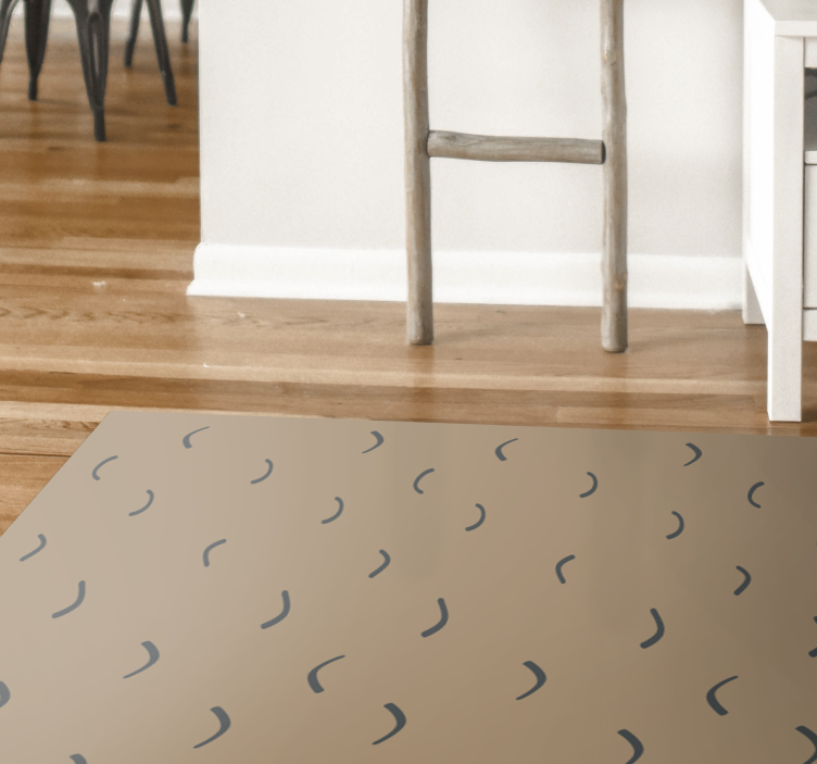 Nordic style sandy waves vinyl rug - TenStickers