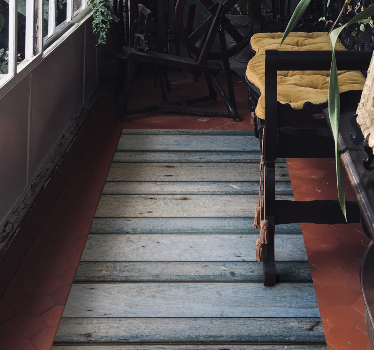 Original wooden plank 3d texture wood vinyl rug - TenStickers