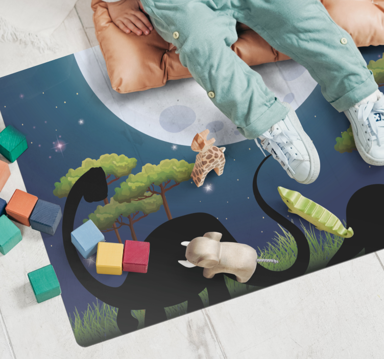 Safari Adventure Circuit vinyl rug - TenStickers