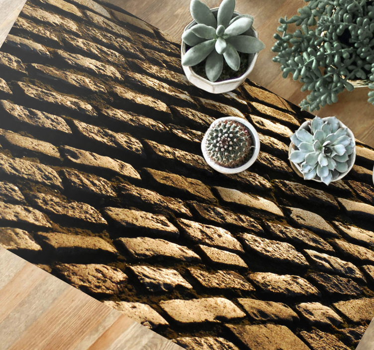 Scottish cobbles stone floor tiles - TenStickers