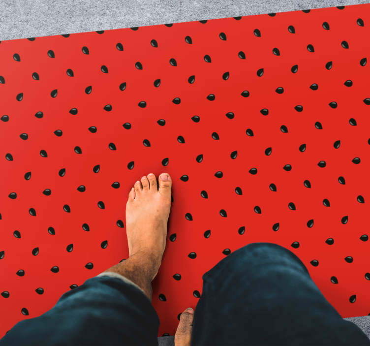 Seamless pattern watermelon modern rug - TenStickers