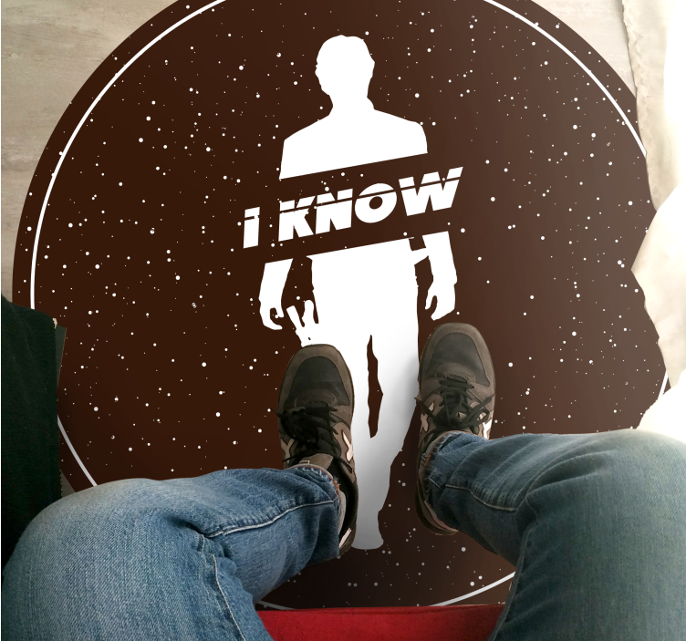 Sleek Silhouette Expression minimalist vinyl rug - TenStickers