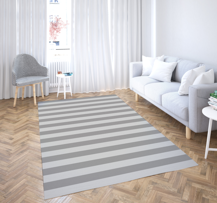 Vertical stripes "Hamptons" stripes carpet - TenStickers