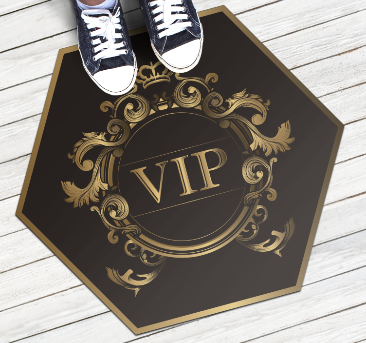 vinyl rug VIP  living room rug - TenStickers
