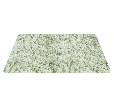Green fabric imitation bathroom vinyl rug - TenStickers