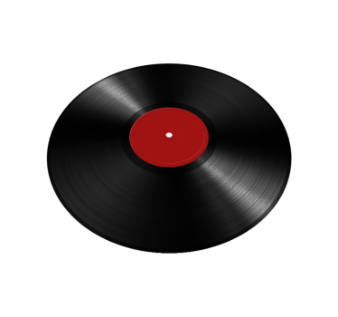 Oversized Vinyl Record dining room vinyl rug - TenStickers
