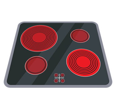 Kids vinyl rug for kitchen ceramic cooktop - TenStickers