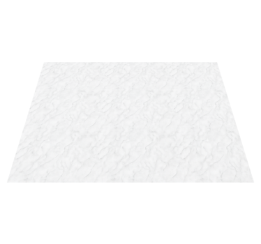 Bedroom vinyl rug white grey marble pattern - TenStickers