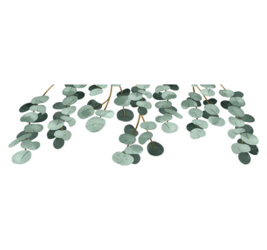 Bedroom vinyl rug with hanging plants design - TenStickers