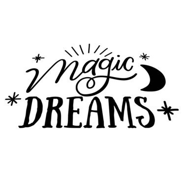 Bedroom vinyl rug dreaming of magic - TenStickers
