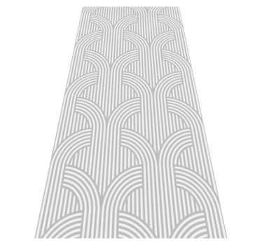 Bedroom vinyl rug modern minimalist grey wallpaper - TenStickers