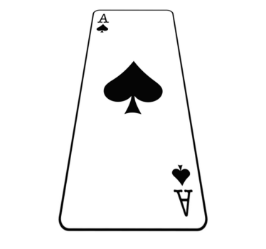 Bedroom vinyl rug ace of spades - TenStickers