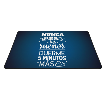 Bedroom vinyl rug fun text for better sleep - TenStickers