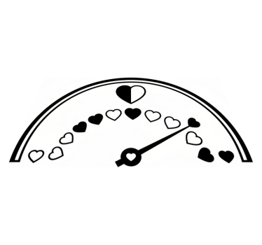 Bedroom vinyl rug love headboard sticker - TenStickers