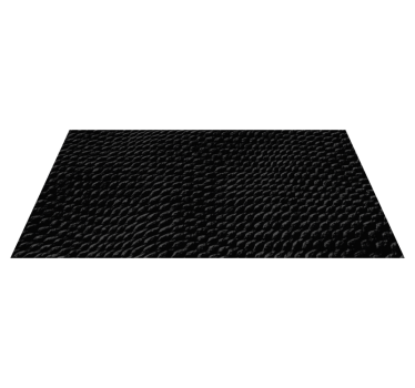 Black snake skin animal print vinyl carpet - TenStickers