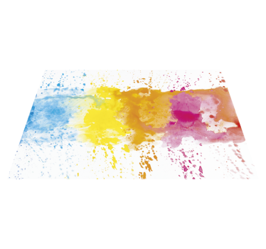 Watercolour splash modern vinyl carpet - TenStickers
