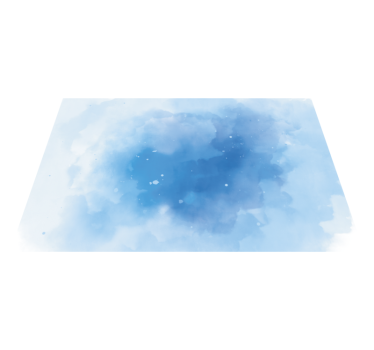 Minimalistic Blue Watercolor minimalist vinyl rug - TenStickers