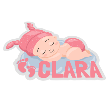 customizable spleeping baby vinyl carpet - TenStickers