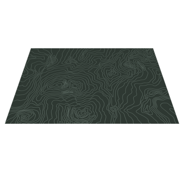 Carpet pvc topographic map - TenStickers