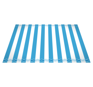 Blue and white striped sailor carpet stripes - TenStickers