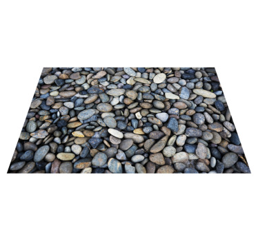 amazing stone effect vinyl rug - TenStickers