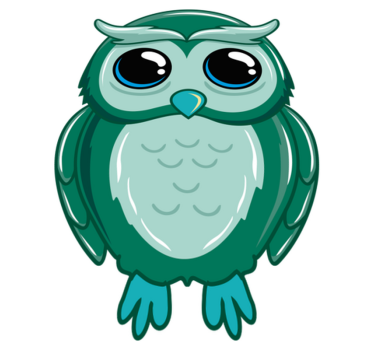 Kids cute owl animal vinyl carpet - TenStickers