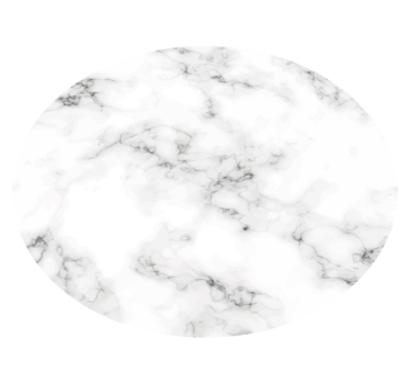 Marble Circle minimal vinyl carpet - TenStickers