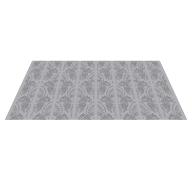 Subtle ornament gray vinyl carpet - TenStickers