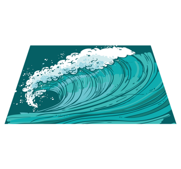 Modern art vinyl carpet - TenStickers