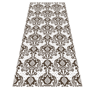 Ornamental flowers vintage vinyl carpet - TenStickers