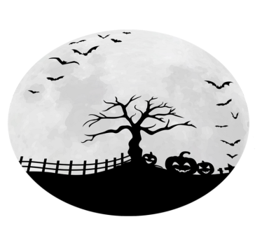 Luna terror living room rug - TenStickers