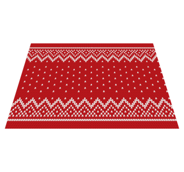 Christmas typical poattern living room rug - TenStickers