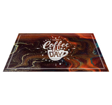 Coffee marble bespoke rugs - TenStickers