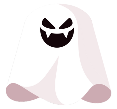 Spooky ghost vinyl carpet - TenStickers