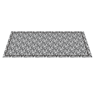 Zebra print vinyl carpet - TenStickers