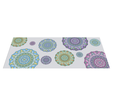 Mandala Circles mandala mat - TenStickers