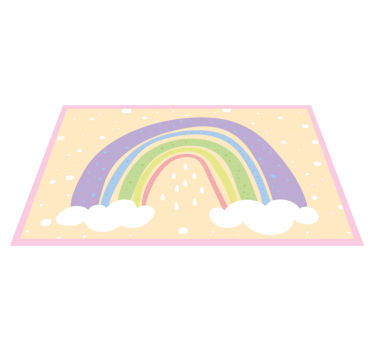rainbow kids vinyl carpet - TenStickers
