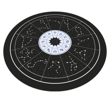 zodiac black laminate flooring - TenStickers