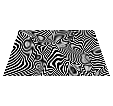 zebra pattern  animal mat - TenStickers