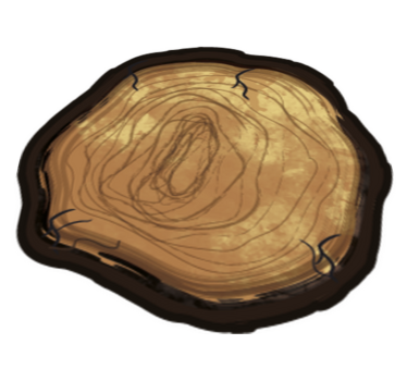 vinyl rug broken trunk wood effect vinyl flooring - TenStickers