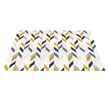 Coloured geometric features geometric carpets - TenStickers