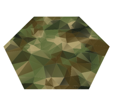 Geometric camouflage vinyl rug - TenStickers