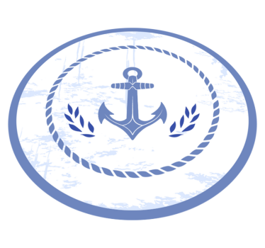 Anchor on a ship bathroom vinyl flooring - TenStickers