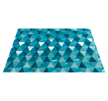 Diamond 3D pattern geometric carpets - TenStickers