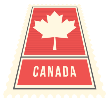 Canada Maple Leaf vintage vinyl rug - TenStickers