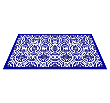 Tiles blue tones tile mat - TenStickers