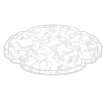 Marble clouds shape marble vinyl rug - TenStickers