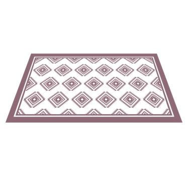 Pink Kilim Pattern ethnic style rugs - TenStickers
