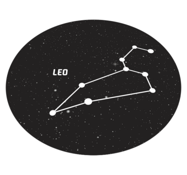 Constellation Astronomy star vinyl rug - TenStickers